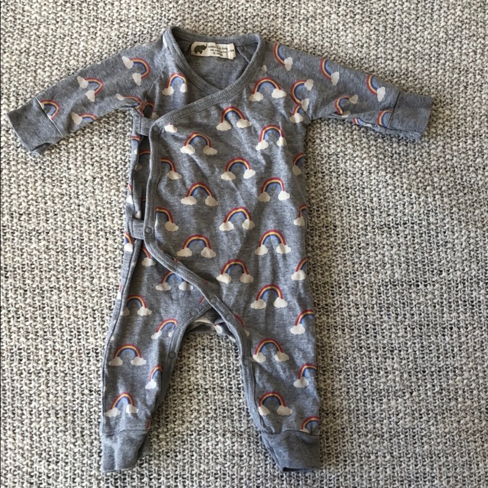 Monica & Andy rainbow bodysuit